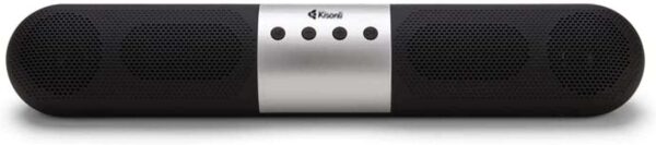 Kisonli LED-906 Wireless Bluetooth Speaker with Woofer, LED Light, BT 5.0