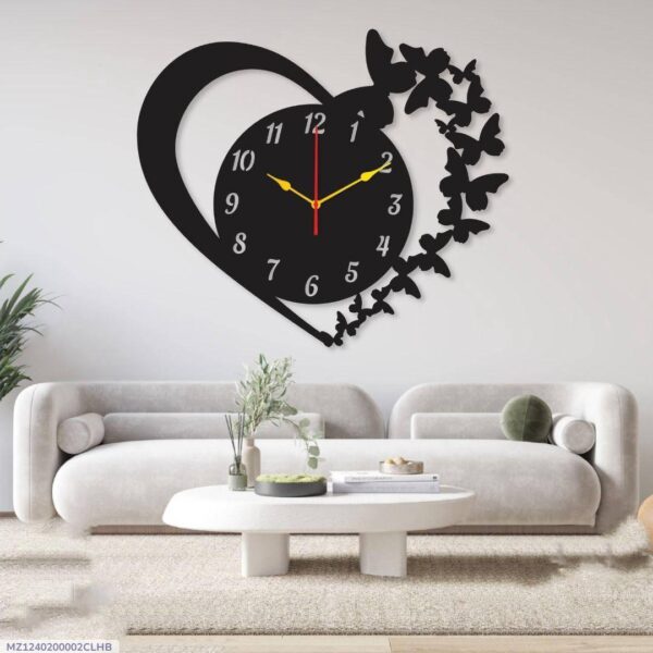 Heart Design Clock