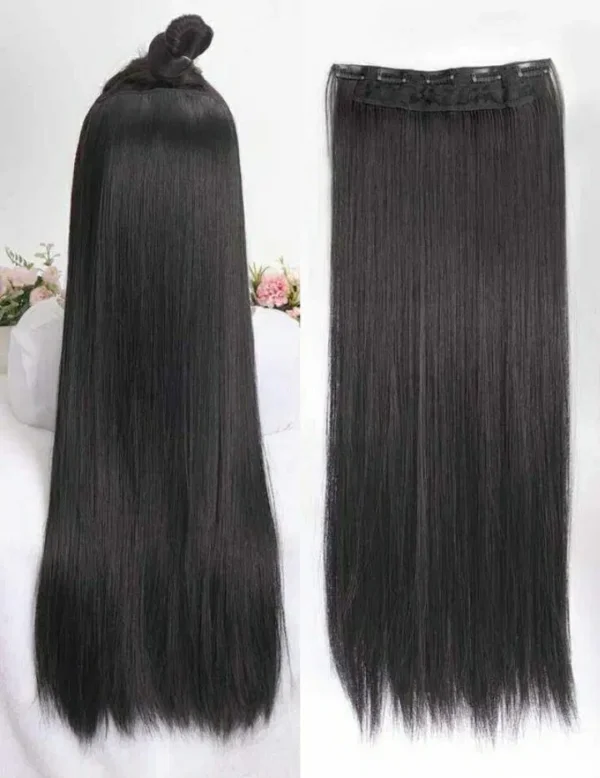 Synthetic Fibers Straight Hair Extensions