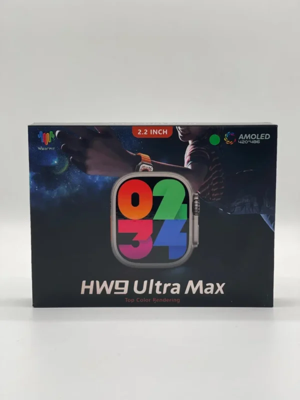HW9 ULTRA MAX SMART WATCH WITH AMOLED DISPLAY