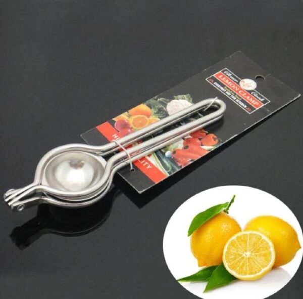 Stainless Steel Lemon Squeezer - 1 Pc, Easy To Use & Durable Design
