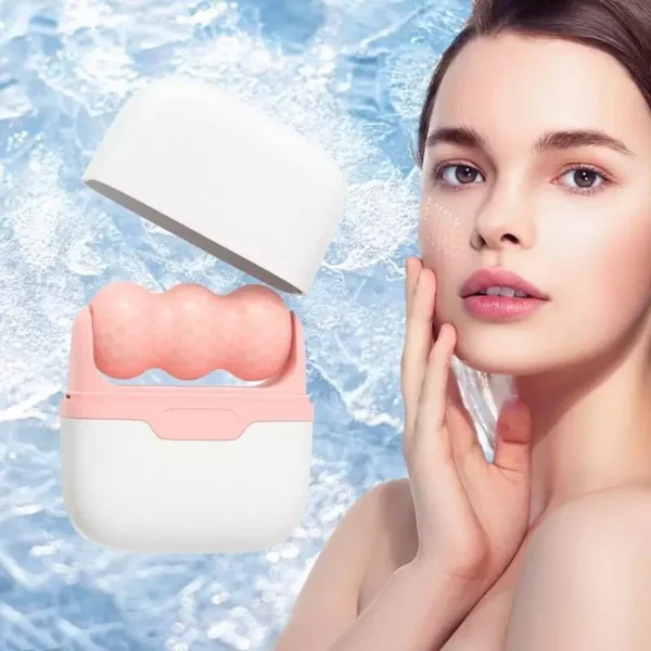 Ice Roller Double Side V And W Reusable, White