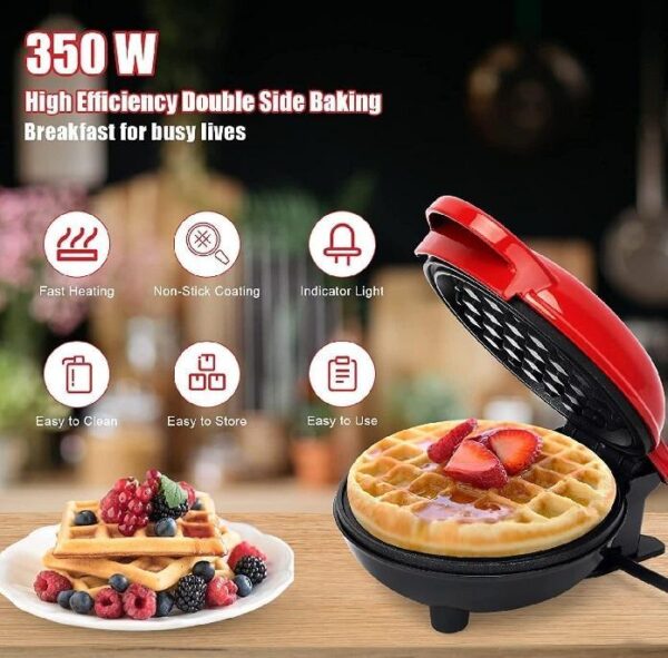 Electric Waffle Maker, 350W