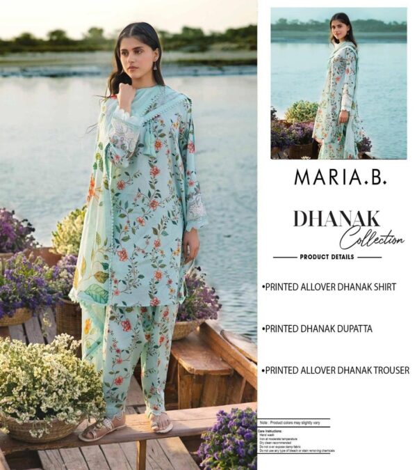 3 Pcs Women's Unstitched Digital Print Suit