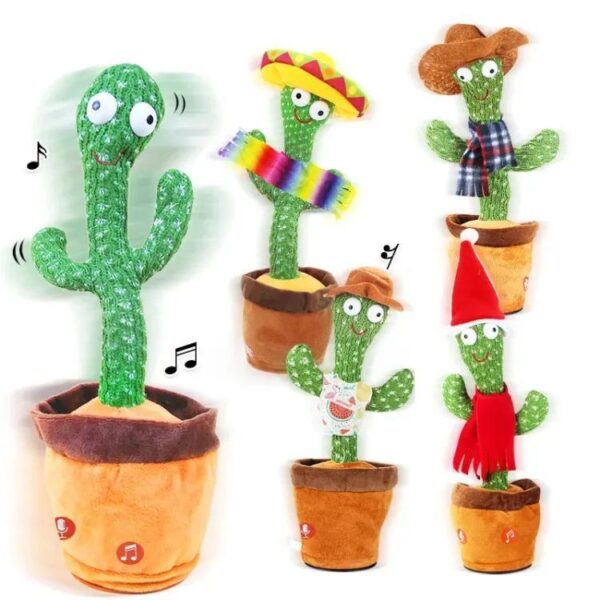 Dancing Cactus Plush Toy For Kids