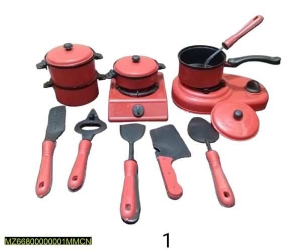 Kitchenware Toy Set, Red