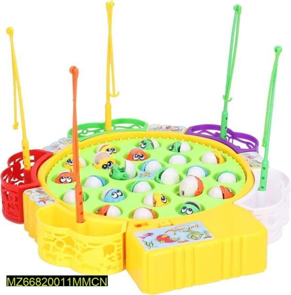 1 Pc Fishing game 360° Rotation With Music