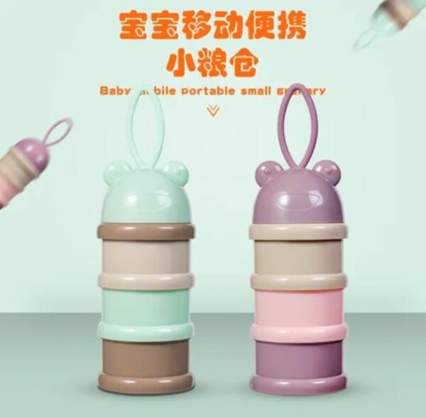 Multicolor Plastic Milk Container - Perfect for Every Household (1 Pcs)