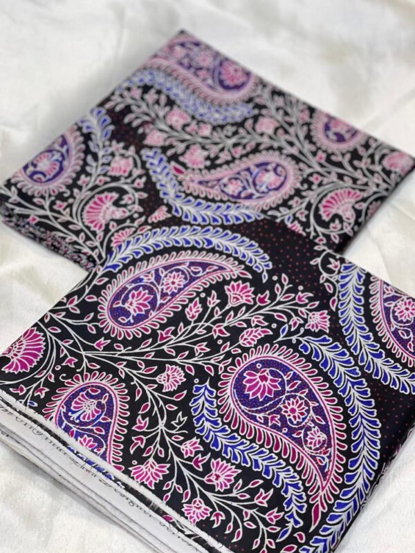 2 Pcs Women's Unstitched Lawn Digital Print Suit