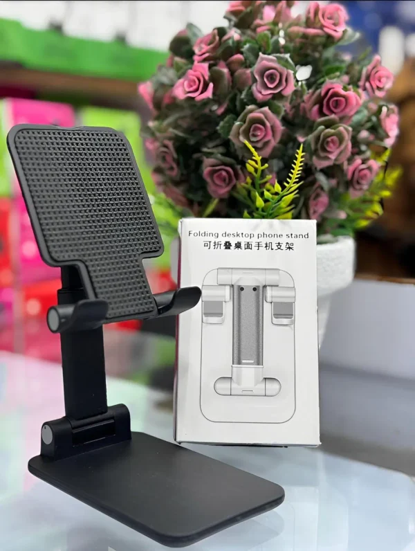 Foldable & Adjustable Mobile & Tablet Stand | Flexible Desktop Mount & Lazy Bracket Holder