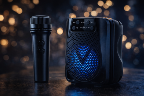 GTS 2116 Bluetooth Speaker Microphone | Portable Wireless Speaker with Clear Sound & Rechargeable Battery