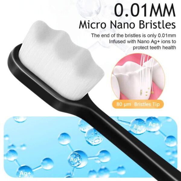 Nano Soft Bristle Toothbrush | Ultra-Soft Nano Brush for Sensitive Teeth & Gum Care