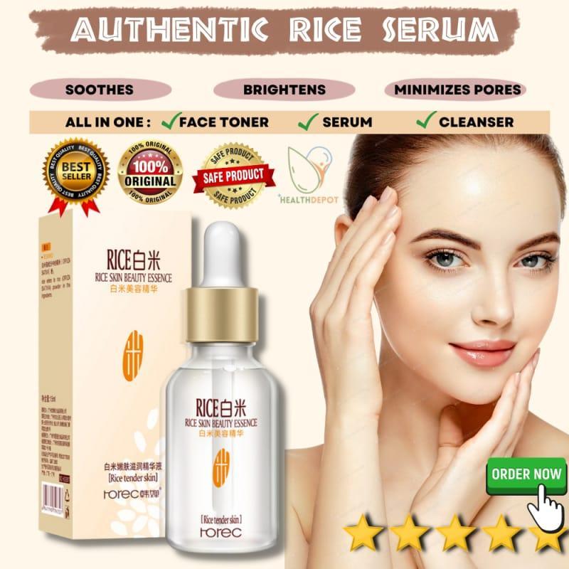 White Rice Skin Essence Serum 15ml for Radiant Glow - Image 2